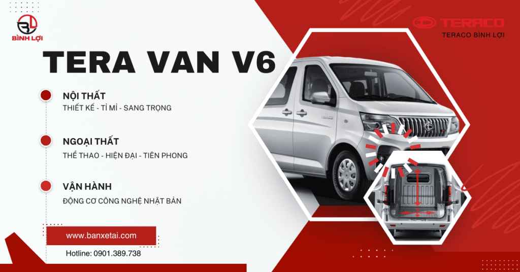 Tera V5 - 2 chỗ/5 chỗ - Teraco Bình Lợi