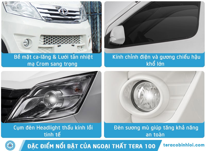 xe tải nhẹ Tera 100s mui bạt