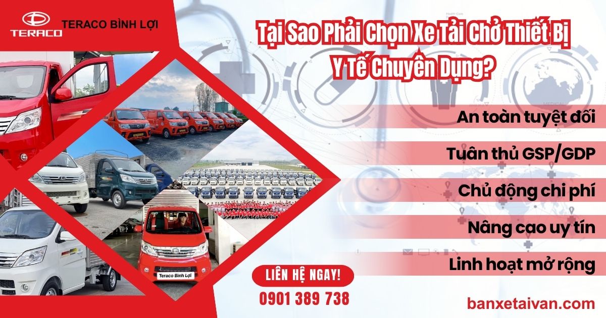 Tại Sao Phải Chọn Xe Tải Chở Thiết Bị Y Tế Chuyên Dụng?
