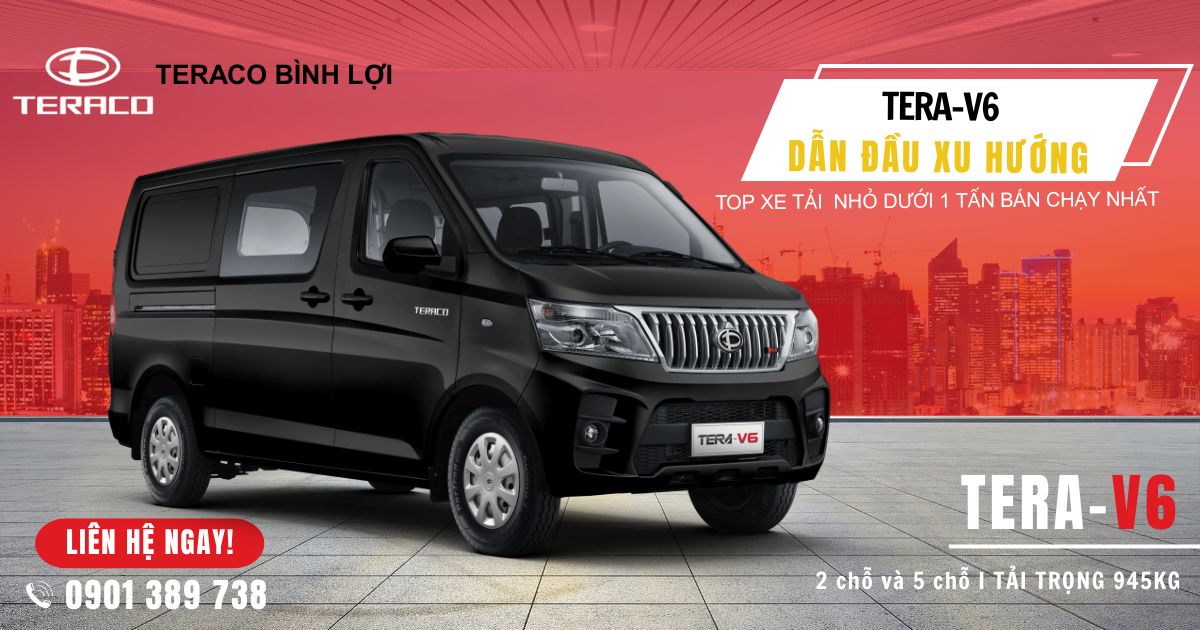 Xe Tải Van Tera-V6 - Dẫn đầu xu hướng
