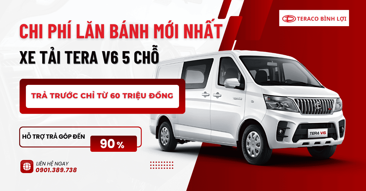 chi phí lăn bánh v6 5 chỗ